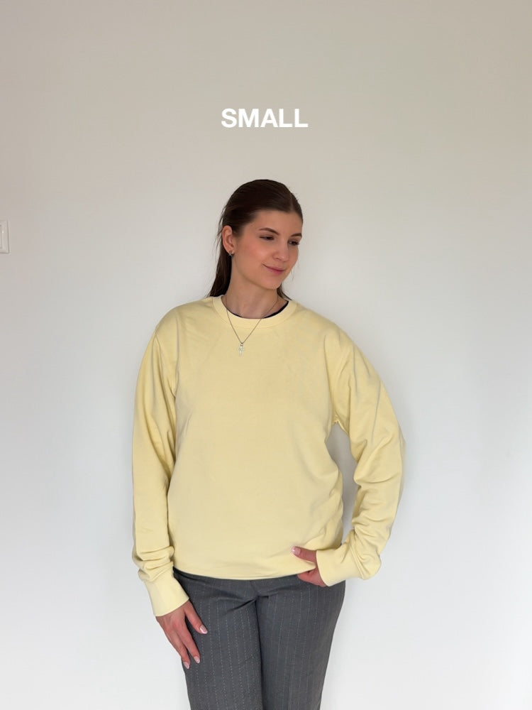 "VINE" BUTTER CREWNECK (PRE-ORDER 3 WEEKS)