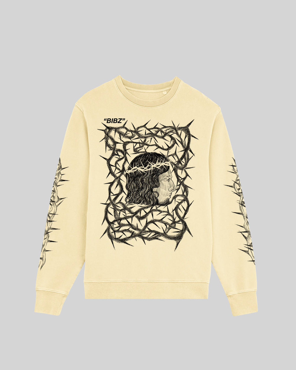 "VINE" BUTTER CREWNECK (PRE-ORDER 3 WEEKS)