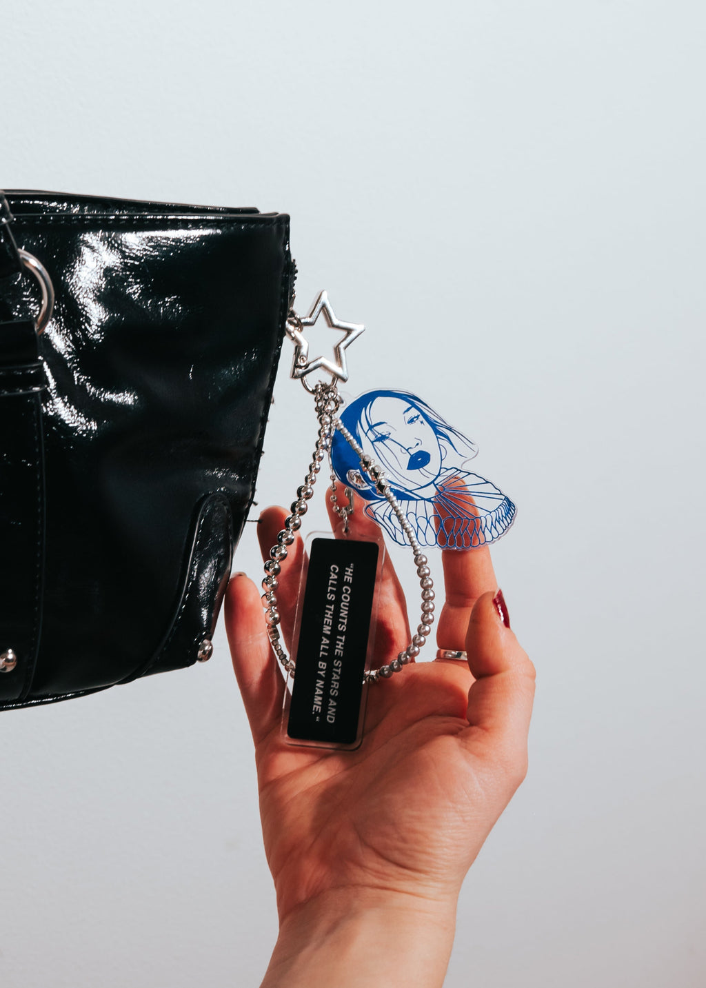 "STARS" BAG CHARM/ KEYCHAIN