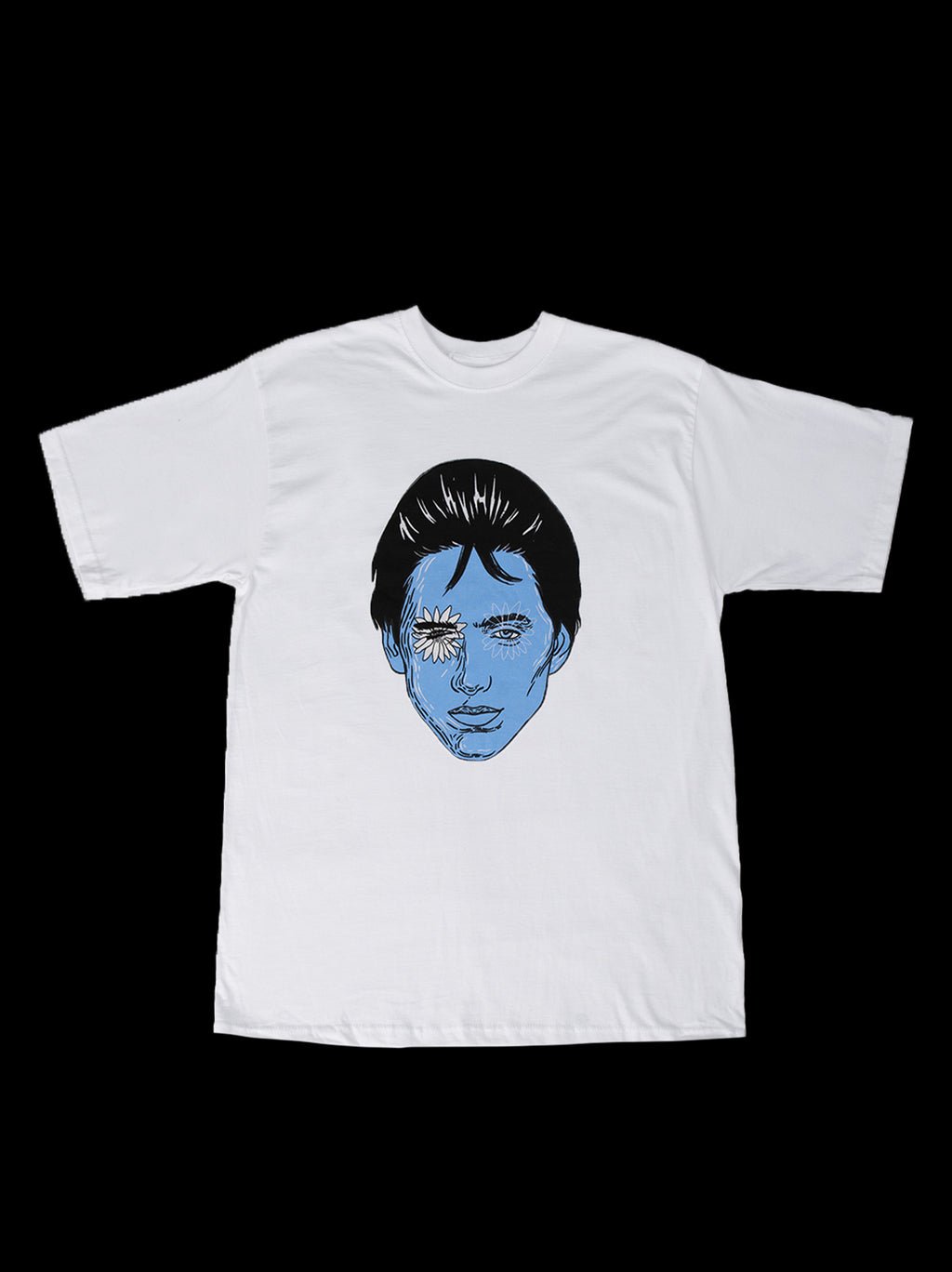 "FLOWERBOY" BLUE T-SHIRT