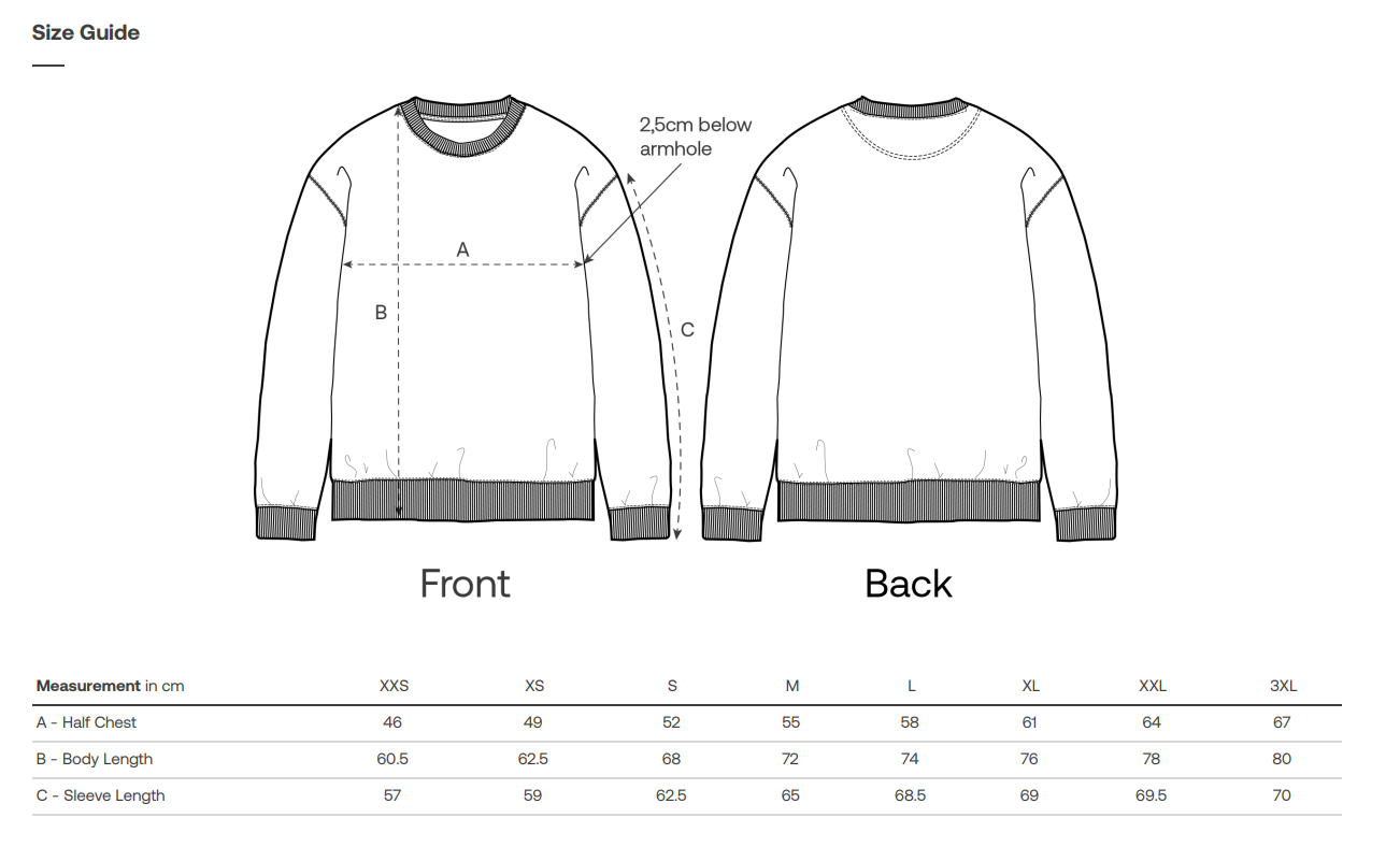 "VINE" BUTTER CREWNECK (PRE-ORDER 3 WEEKS)