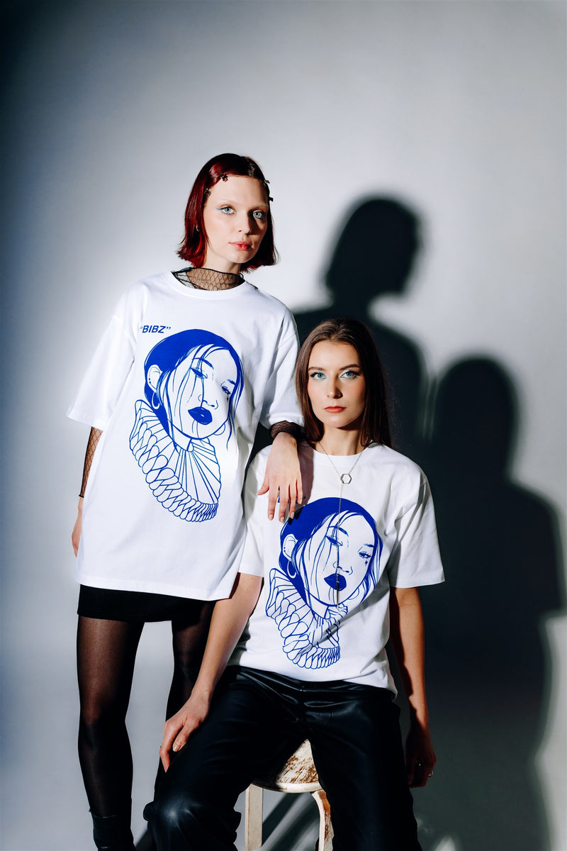 "VIDEODOLL" T-SHIRT BLUE