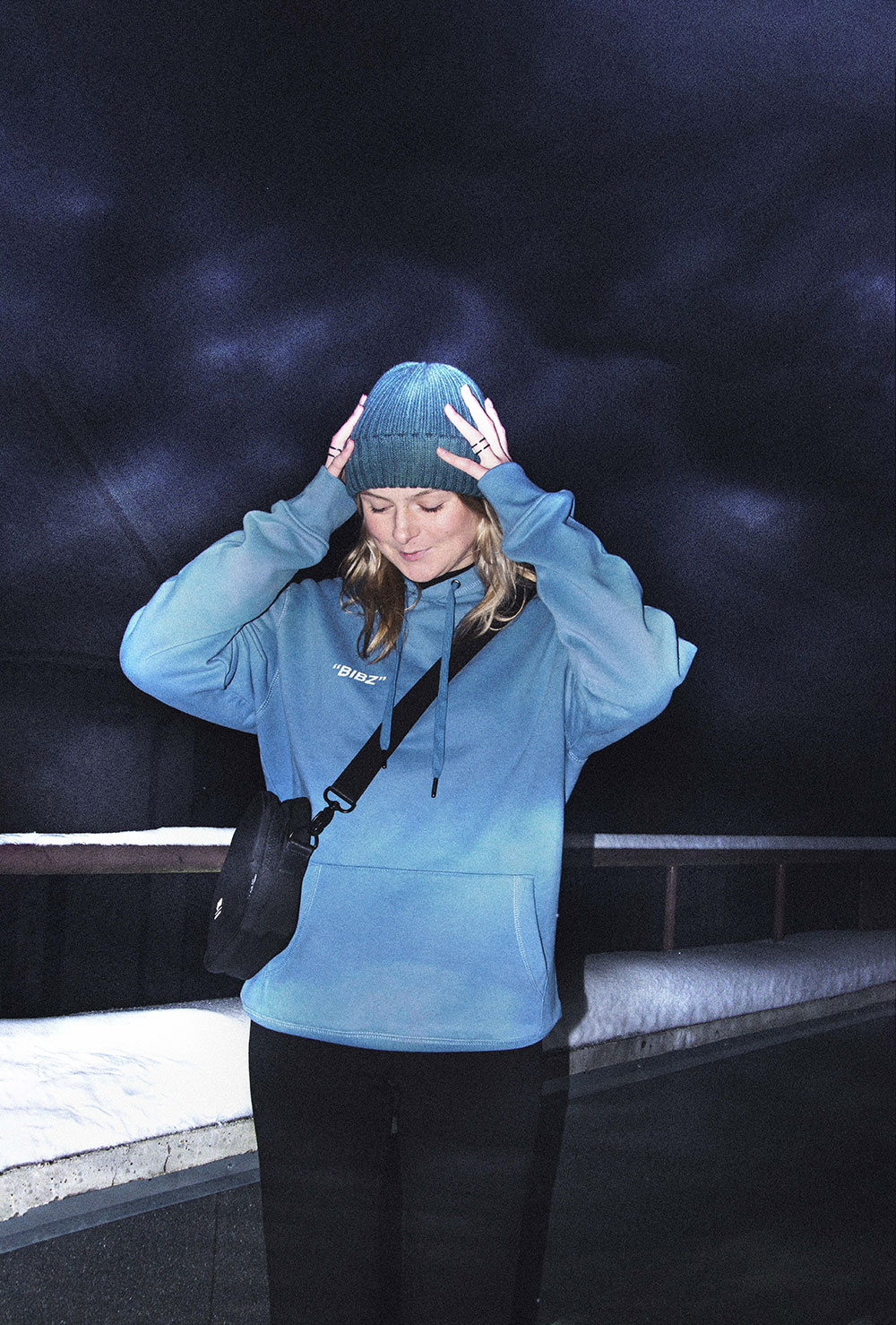 "SPIRIT" UNISEX HOODIE SKY BLUE