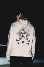 "SPIRIT" UNISEX HOODIE BABY PINK