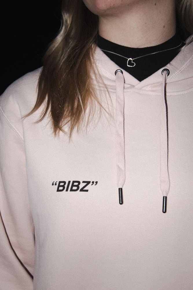 "SPIRIT" UNISEX HOODIE BABY PINK