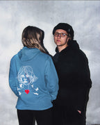"SPIRIT" UNISEX HOODIE SKY BLUE