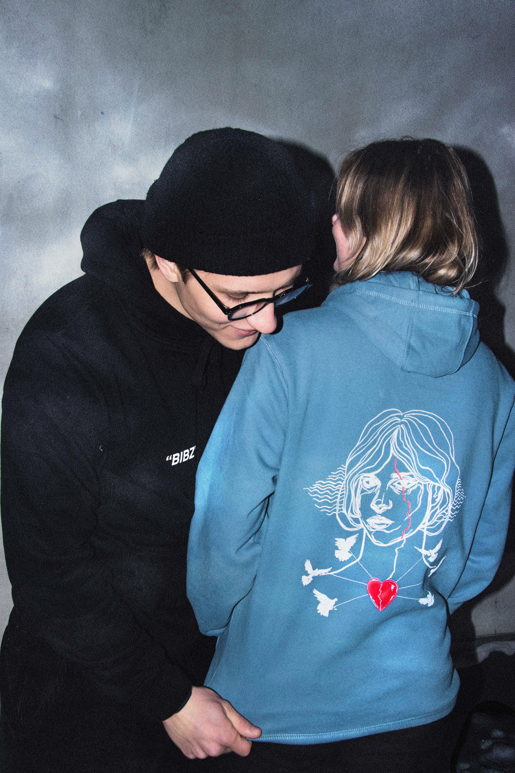 "SPIRIT" UNISEX HOODIE SKY BLUE