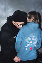 "SPIRIT" UNISEX HOODIE SKY BLUE