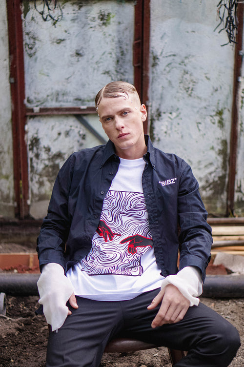 "Cig break" t-shirt WHITE