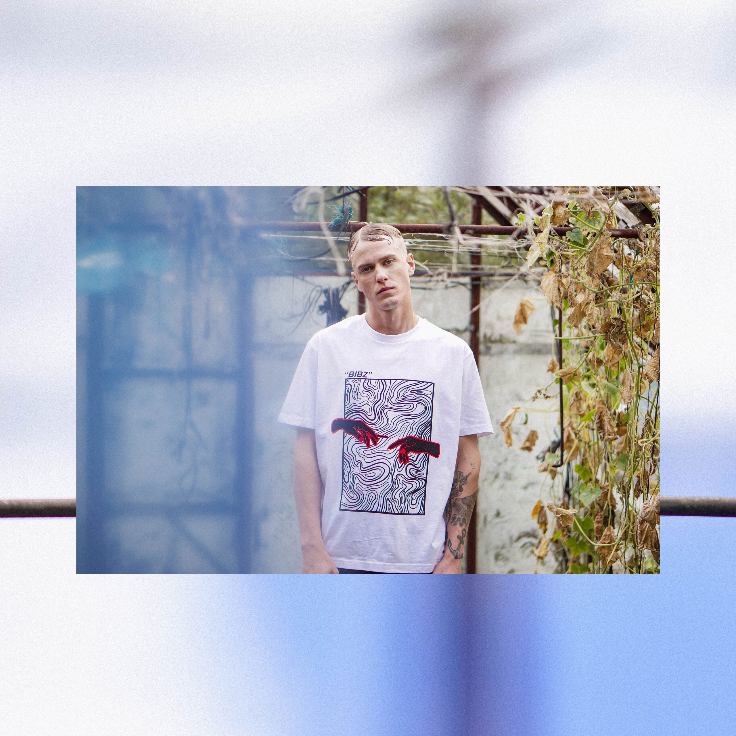 "Cig break" t-shirt WHITE